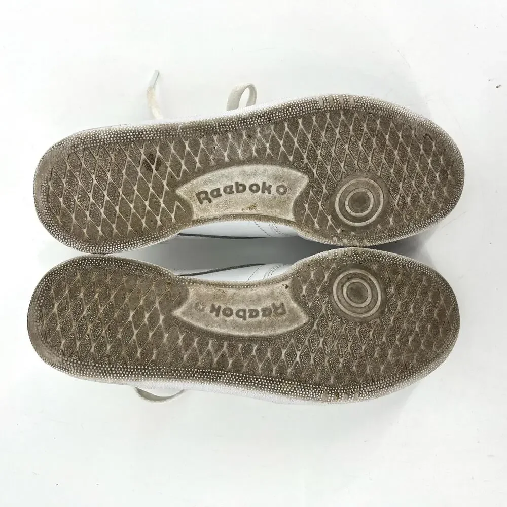 Reebok Classic White Leather Rainbow Eyelet‎ Tennis Shoes Sneakers (6)